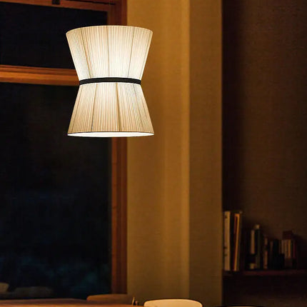 Lustre en tissu style Wabi Sabi pour décoration intérieure moderne — LZ4X9P