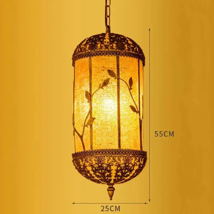 Lustre suspension décoratif style asiatique pour intérieur bohème — LZ4N7Q2