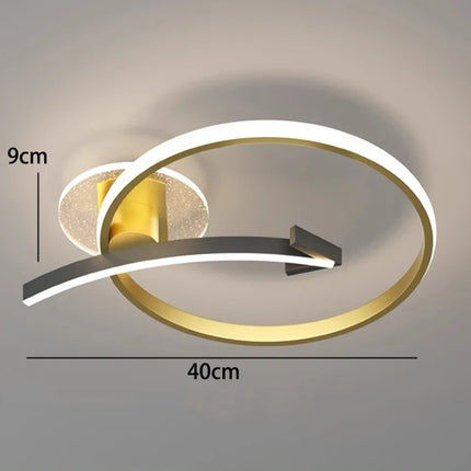 Plafonnier intelligent style nordique pour éclairage intérieur moderne — LZ4X9B