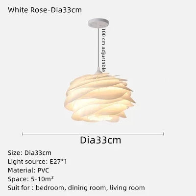 Lustre décoratif en acrylique au design danois pour intérieur — LZ4X9P