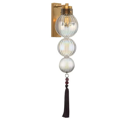 Suspension en verre teinté au style chinois pour décoration intérieure — LZ7D9Q2