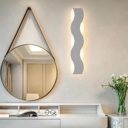 Applique murale LED design vague pour couloir intérieur — LZ4XJ9