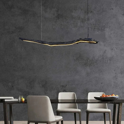 Lustre suspension nordique design wabi-sabi pour bureau et restaurant — LZ4X7P9