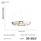 D-90cm-5 têtes / 3000k-Blanc chaud