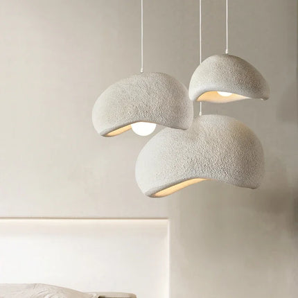 Suspension LED nordique en résine décorative style wabi-sabi — LZ4X9P2Q