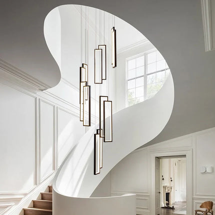 Lustre LED moderne pour décoration en duplex — LZ4X9P2