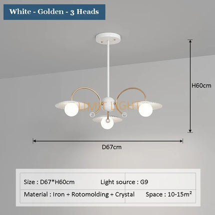 Lustre en verre artistique pour décoration intérieure créative — LZ4P9XQ