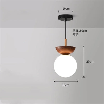 Suspension décorative nordique en forme de bûche pour intérieur — LZ4X9P