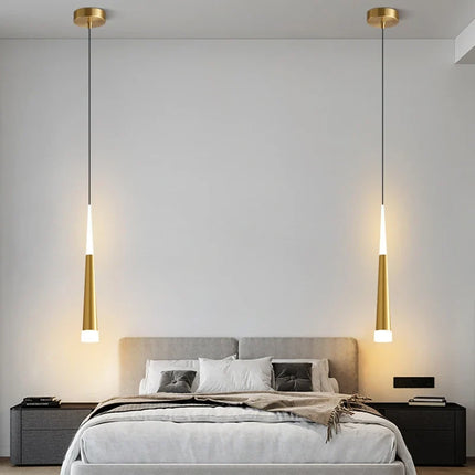 Suspension LED tube long design moderne pour intérieur luxe — LZ4X7Q9