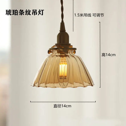 Suspension rétro en verre et laiton pour intérieur créatif — LZ4P9XQ