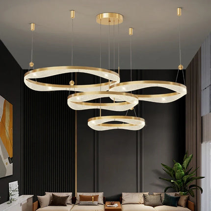 Lustre LED moderne pour décoration intérieure élégante — LZ4X9P2