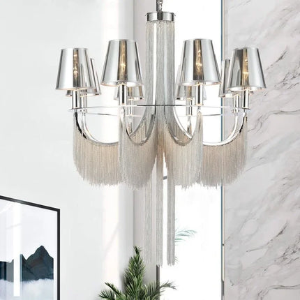 Lustre moderne de luxe avec éclairage intégré pour mariage — LZ4X9P