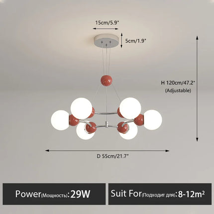 Lustre suspension décoratif moderne pour intérieur — LZ4X7Q