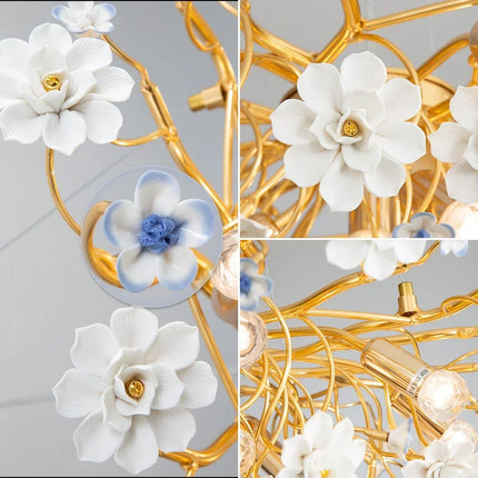 Lustre floral romantique pour décoration intérieure élégante — LZ4X9P2Q
