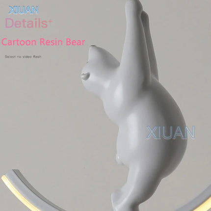 Suspension enfant avec motifs licorne, éléphant et ours créatifs — LZ4X9T