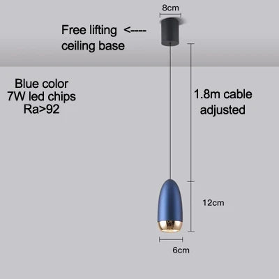 Suspension LED minimaliste à gradation tactile et IRC élevé — LZ4P9XQ