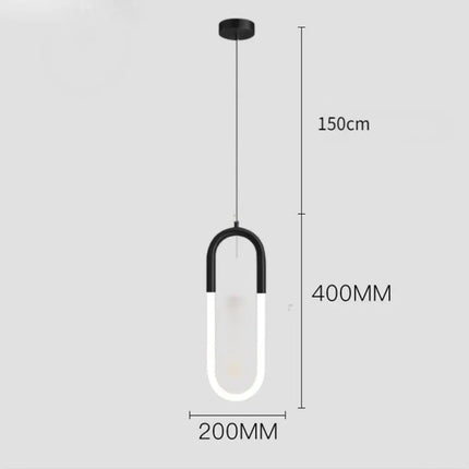 suspension design nordique moderne imperméable led décorative