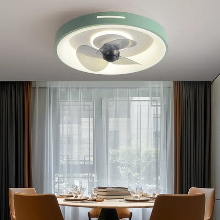 Plafonnier avec ventilateur et télécommande pour chambre d’enfants — LZ4X9T
