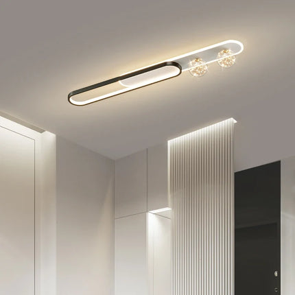 Lustre moderne créatif à bande longue encastrée étoilée — LZ4X9P2
