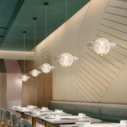 Suspension design en verre pour cuisine, restaurant et bar — LZ4X9QJ