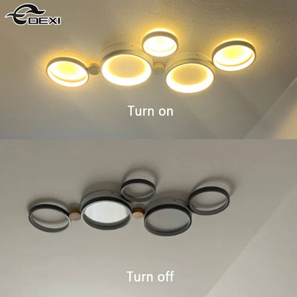 Lustre LED nordique pour salon, café, balcon et vestiaire — LZ4X9T2