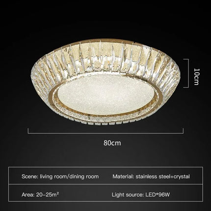 Plafonnier en cristal luxe au design nordique pour intérieur — LZ4X9M
