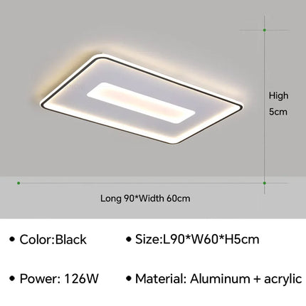 Plafonnier LED design moderne pour décoration intérieure — LZ4M9X2