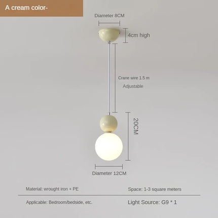 Lustre suspension nordique moderne forme gourde créative — LZ7X9Q