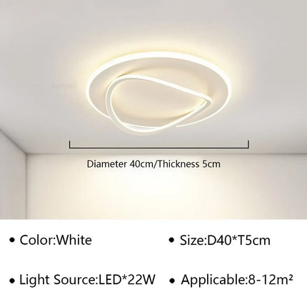Plafonnier LED moderne pour décoration intérieure élégante — LZ4X9P2