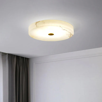 Plafonnier circulaire en marbre style nordique luxe — LZ4X9P2