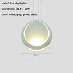 Puce led D30cm 12W / Corps noir