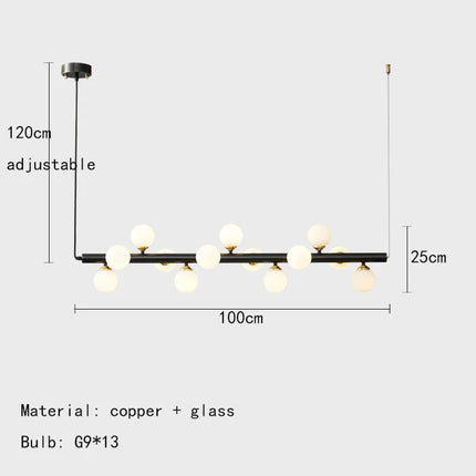 Suspension nordique en laiton avec cordon ajustable — LZ4X9T