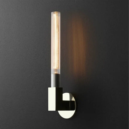 Applique murale rétro en verre transparent pour intérieur — LZ4X9T
