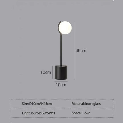 Lampadaire nordique à trois têtes en verre blanc design post-moderne — LZ4QJ7M
