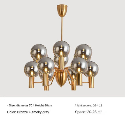 Suspension en verre pour décoration intérieure moderne — LZ4X9P