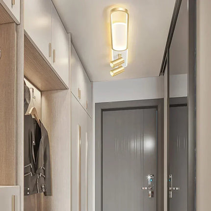 Plafonnier LED moderne avec spot orientable pour décoration intérieure — LZ4X9P