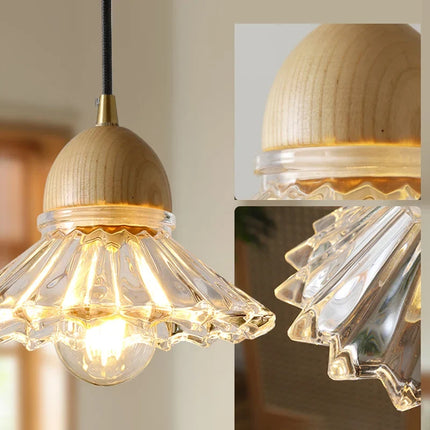 Suspension LED en verre au design nordique décoratif — LZ4P9XQ