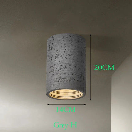 Spot Wabi-sabi résine LED nordique salon couloir pour la maison salon cuisine Downlight décoration