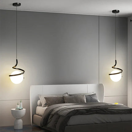 Suspension en verre avec cordon réglable au design créatif — LZ4X7M
