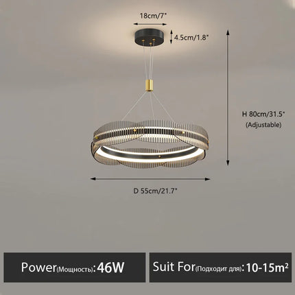 Suspension lustre moderne pour salon et restaurant — LZ4N7Q2