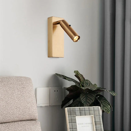 Applique murale LED 3W orientable 350° avec port USB et interrupteur — LZ4D9XQ