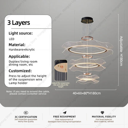 Plafonnier LED au design moderne pour intérieur élégant — LZ4X9P2