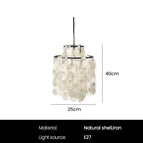 25 cm / Chrome / Blanc chaud