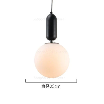 Suspension boule en verre LED pour éclairage intérieur décoratif — LZ4X9T