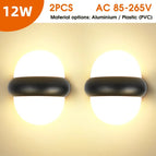 Type D 2 pièces / Aluminium Acrylique / Blanc chaud (2700-3500K)