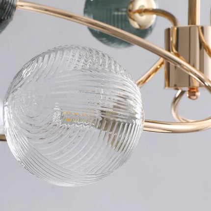 Lustre nordique brillant avec boule en verre — LZ4X9M2