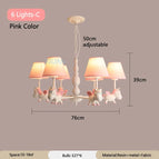 6 Lumières Rose C / 3 Température de couleur