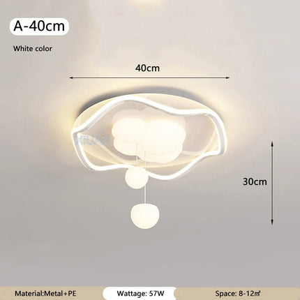 lustre romantique à bulles pour salon et bureau