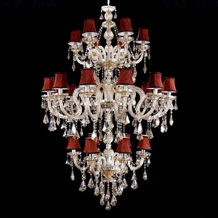 Lustre léger en cristal pour escalier moderne — LZ4XJ9