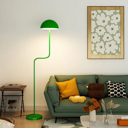 Lampadaire nordique en verre avec abat-jour pour intérieur — LZ4X9B